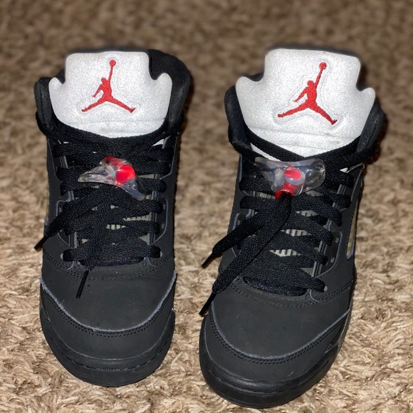 air jordan 5 og black metallic gs Retro Og - Picture 1 of 4
